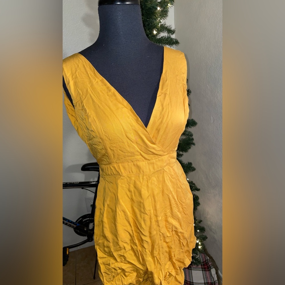Forever 21 Mustard Romper